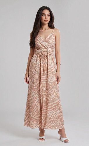 Robe Sofia Bretelle Camel — photo 2