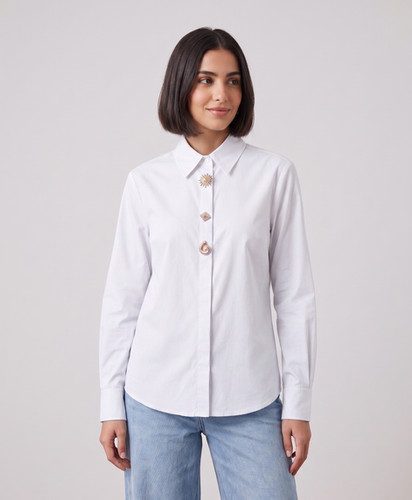 Chemise Yasmine Blanc — photo 2