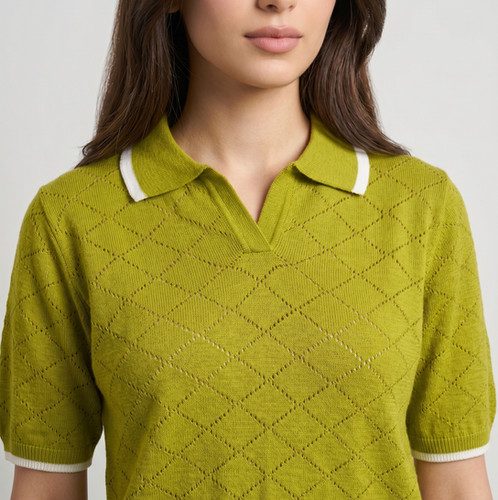 T-shirt Crochet Vert — photo 2