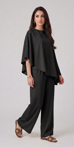 Set Poncho Noir — photo 2