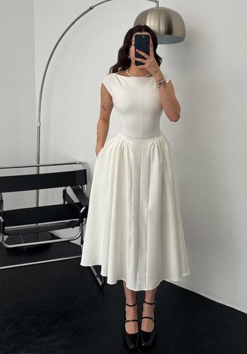 Robe Millie blanche — photo 2