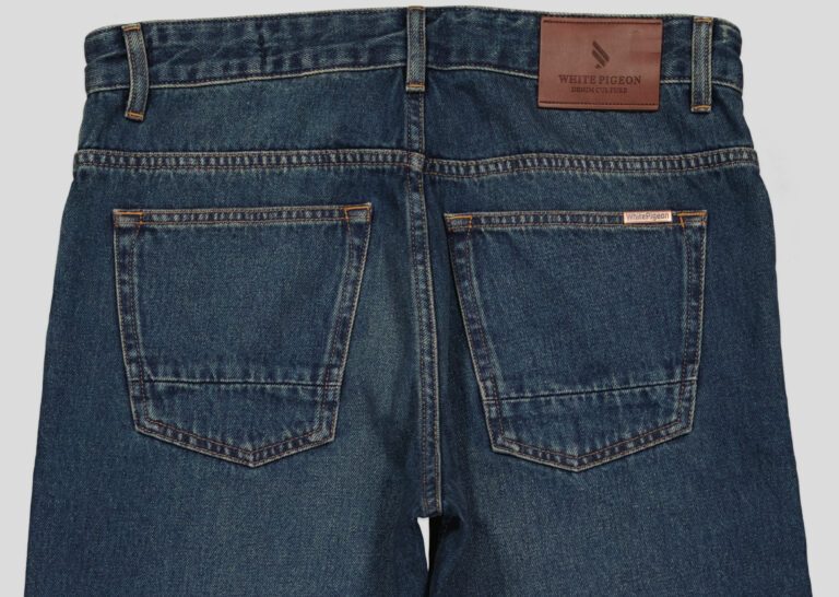 PANTALON JEAN REGULAR FIT EN DENIM 100% COTON — photo 7
