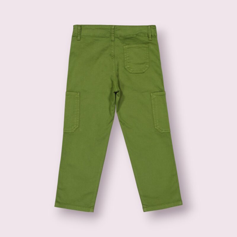 PANTALON CARGO EN COTON ELASTHANNE — photo 5