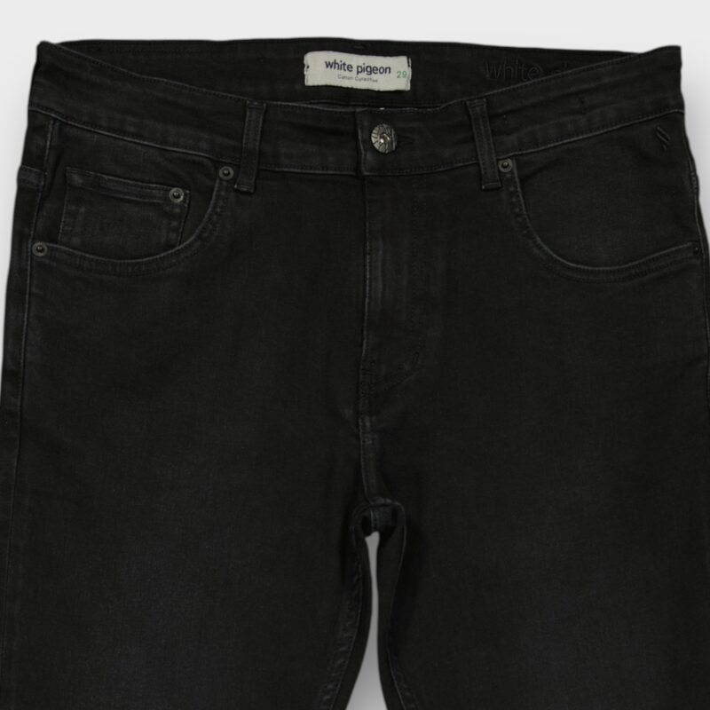 PANTALON CINQ POCHES SKINNY FIT EN DENIM 100% COTON — photo 2