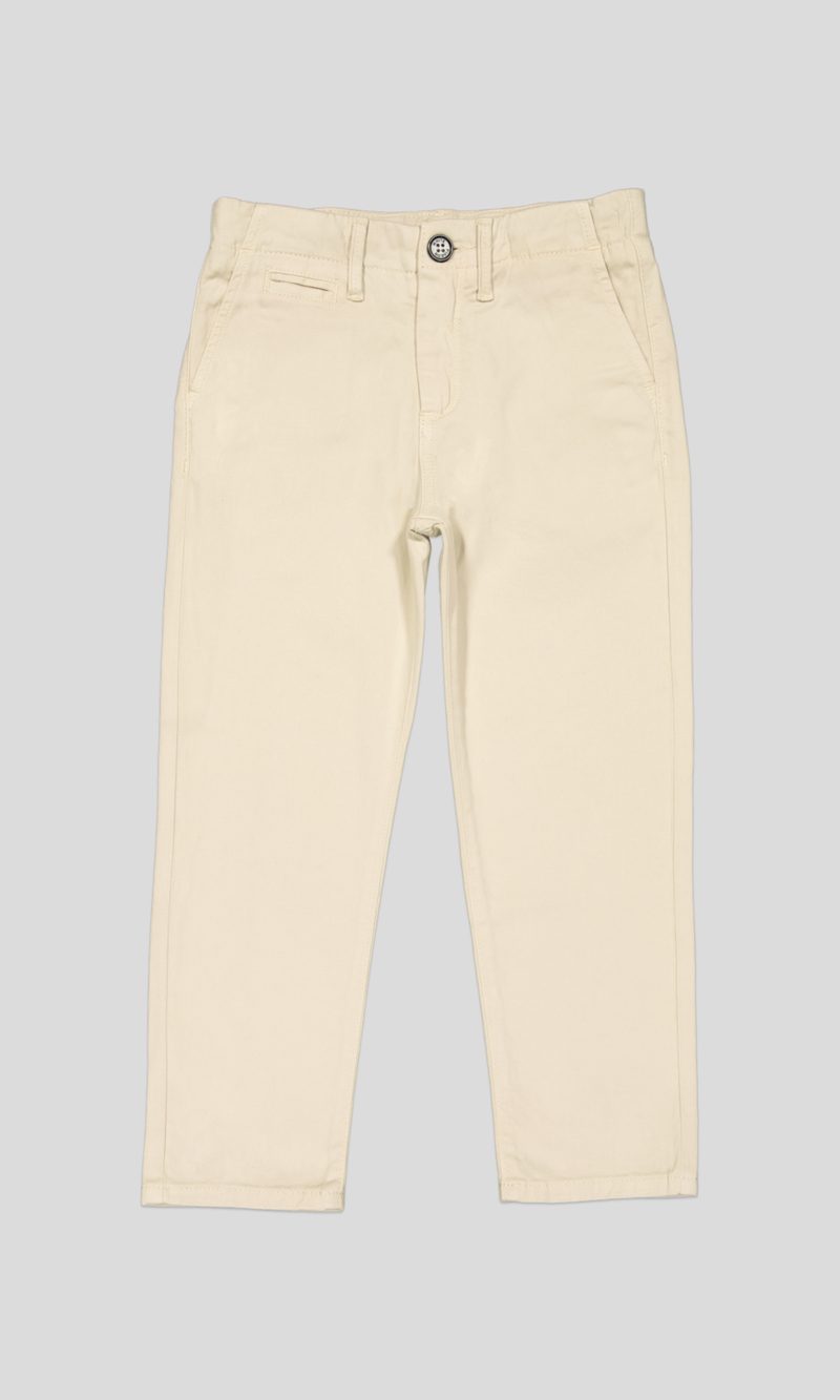 PANTALON CHINO COTON ELASTHANNE — photo 2