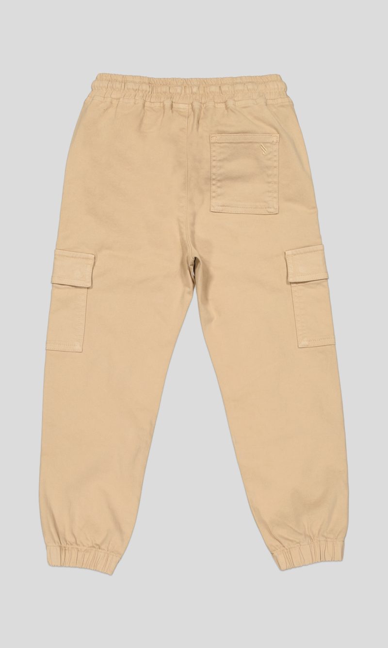 PANTALON JOGGER EN COTON ELASTHANNE — photo 3