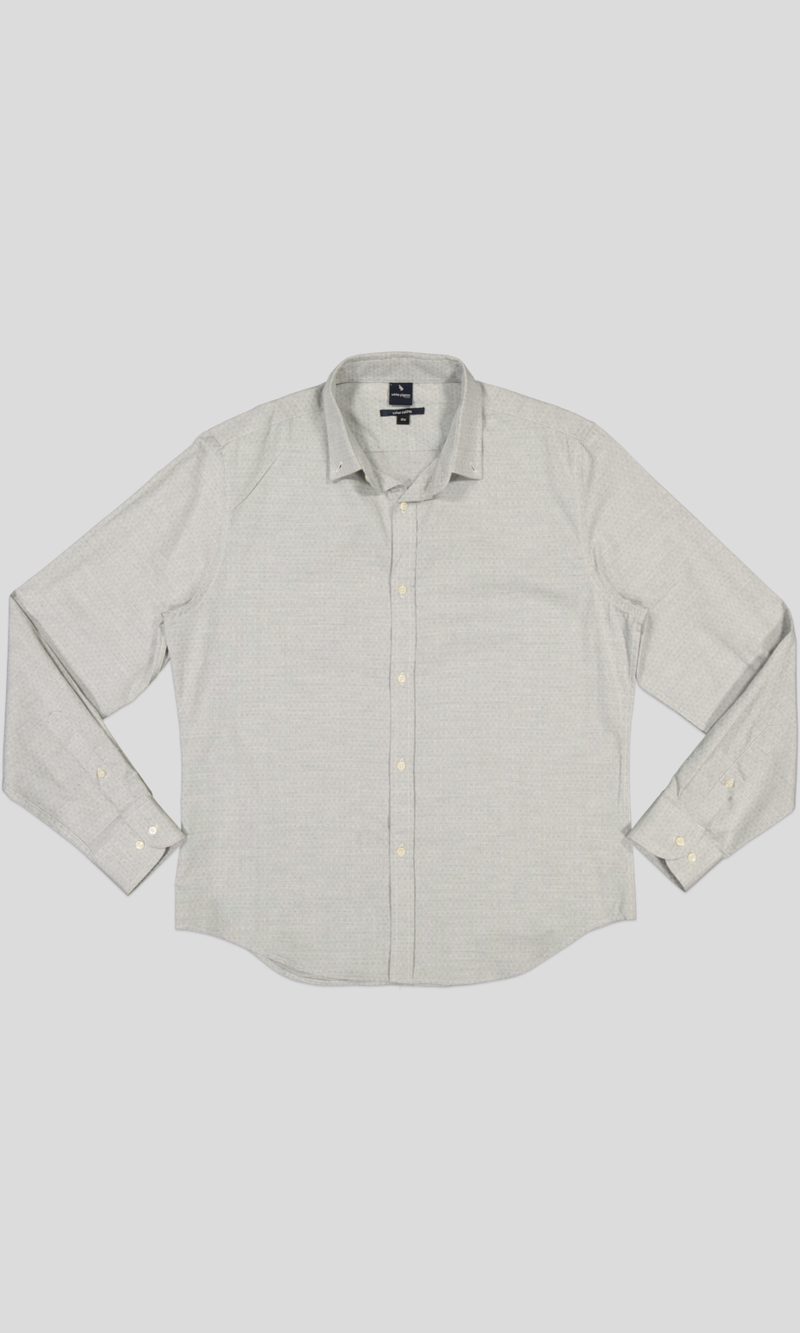 CHEMISE COTTON UNI SLIM — photo 2