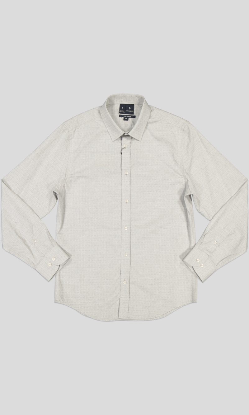 CHEMISE COTTON UNI SLIM — photo 3