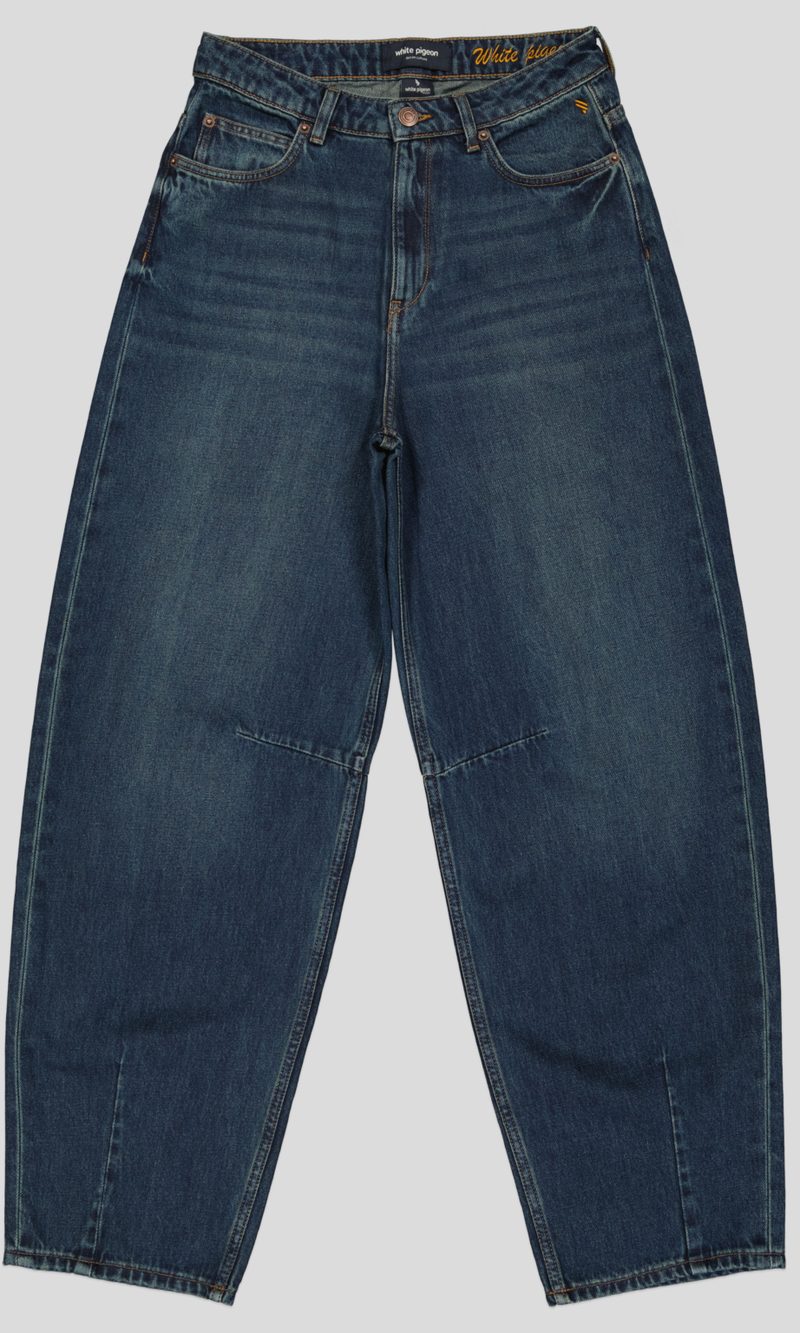 PANTALON BAGGY FIT EN DENIM 100 % COTON — photo 7
