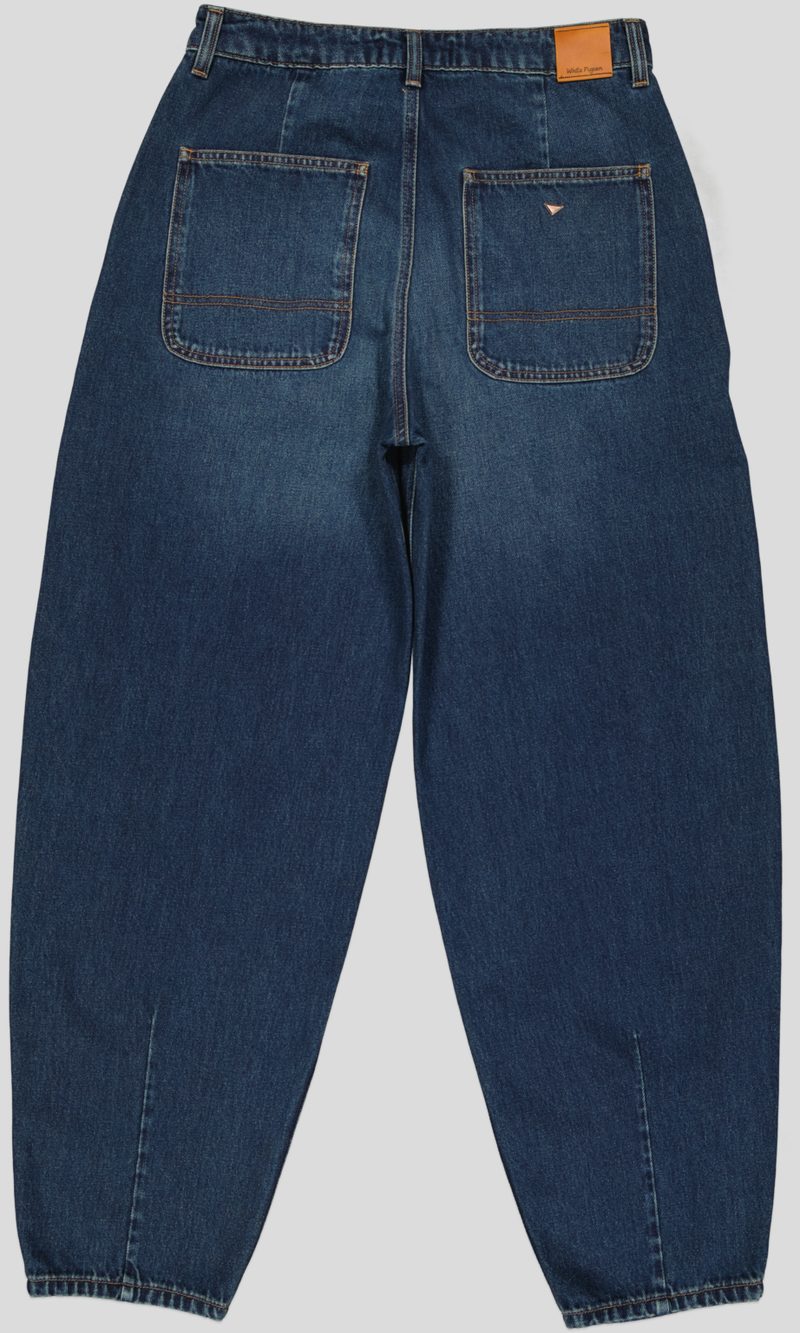 PANTALON BAGGY EN DENIM RIGIDE 100 % COTON — photo 3
