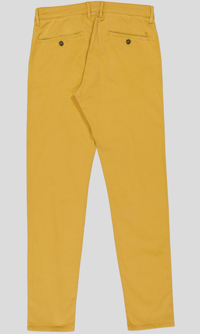 PANTALON CHINO POCHES ITALIENNES AVEC PINCES DEVANT — photo 7