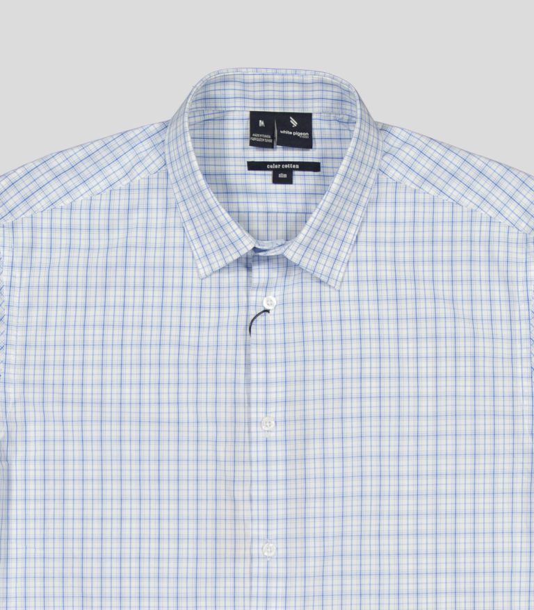 CHEMISE COTTON SLIM — photo 4