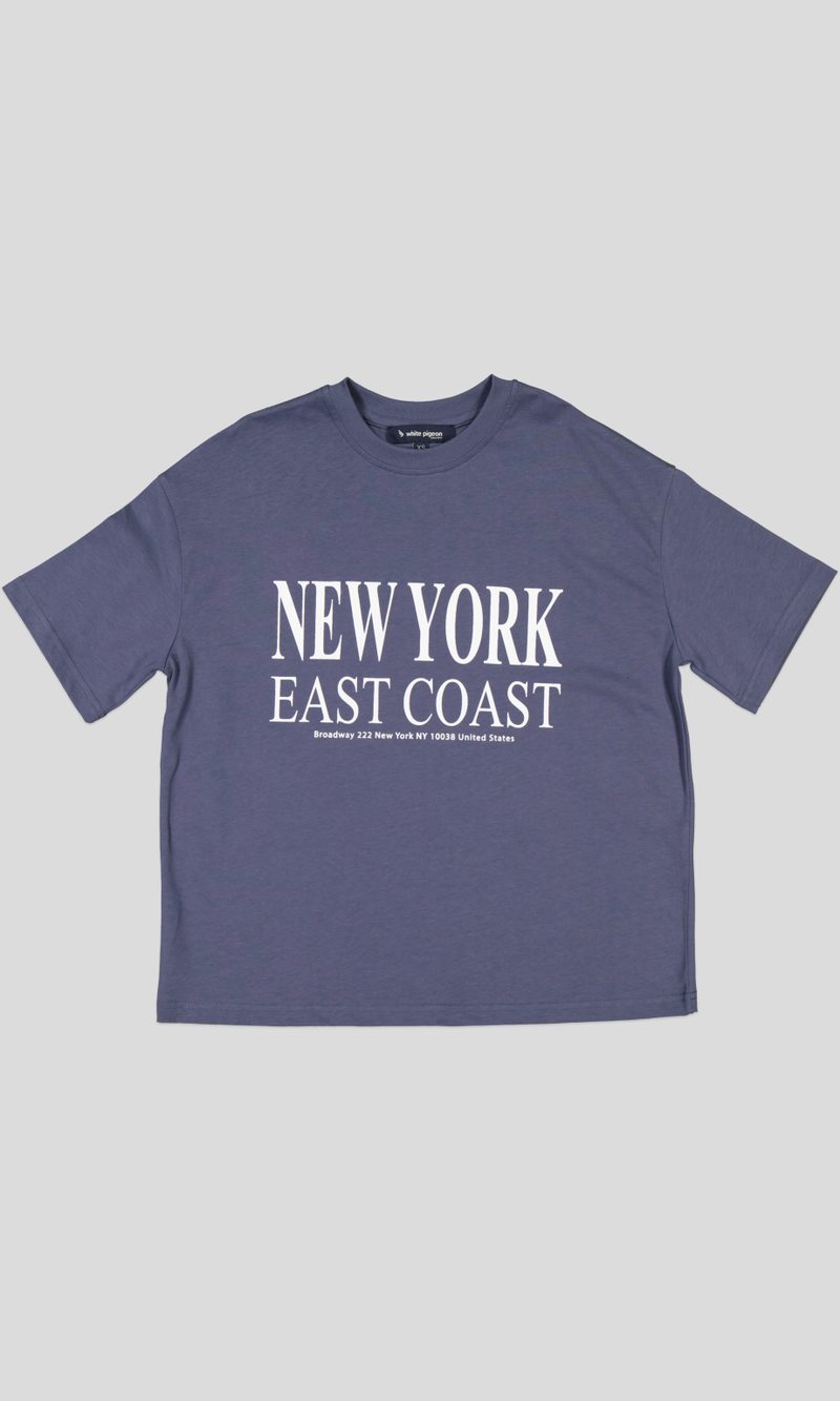 T-SHIRT FEMME OVERSIZE FIT JERSEY 100 % COTTON — photo 3