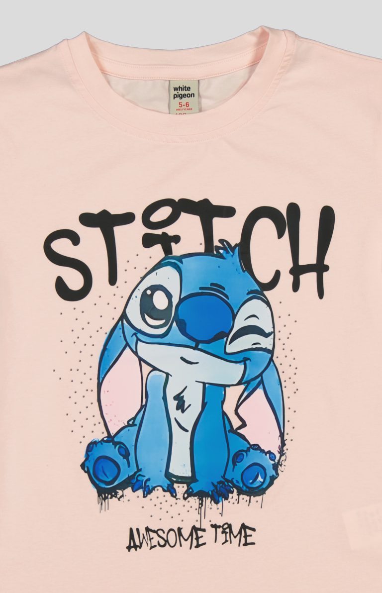 T-SHIRT FILLETTE MANCHE COURTE 100% COTON — photo 4