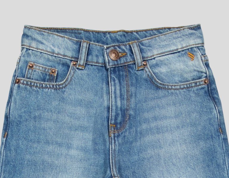 Jean garçon coupe en denim 100% coton — photo 3