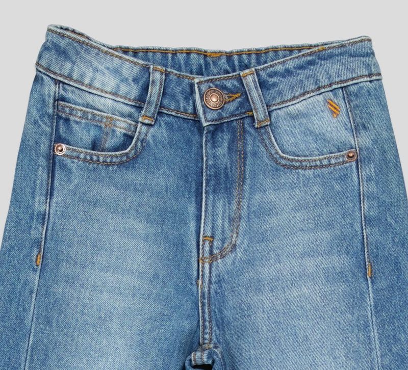 JEAN BAGGY FILLETTE BAGGY PIT 100% COTON — photo 4