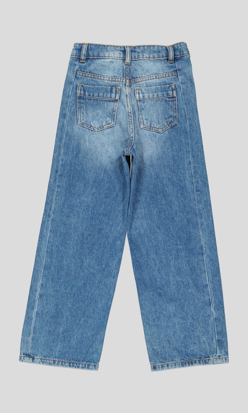 JEAN BAGGY FILLETTE BAGGY PIT 100% COTON — photo 5