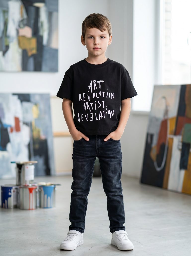T-shirt garçon en jersey 100% coton léger — photo 7