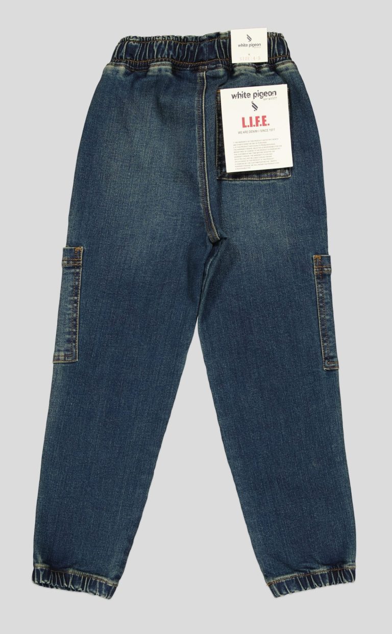 Pantalon jean cargo garçon — photo 5
