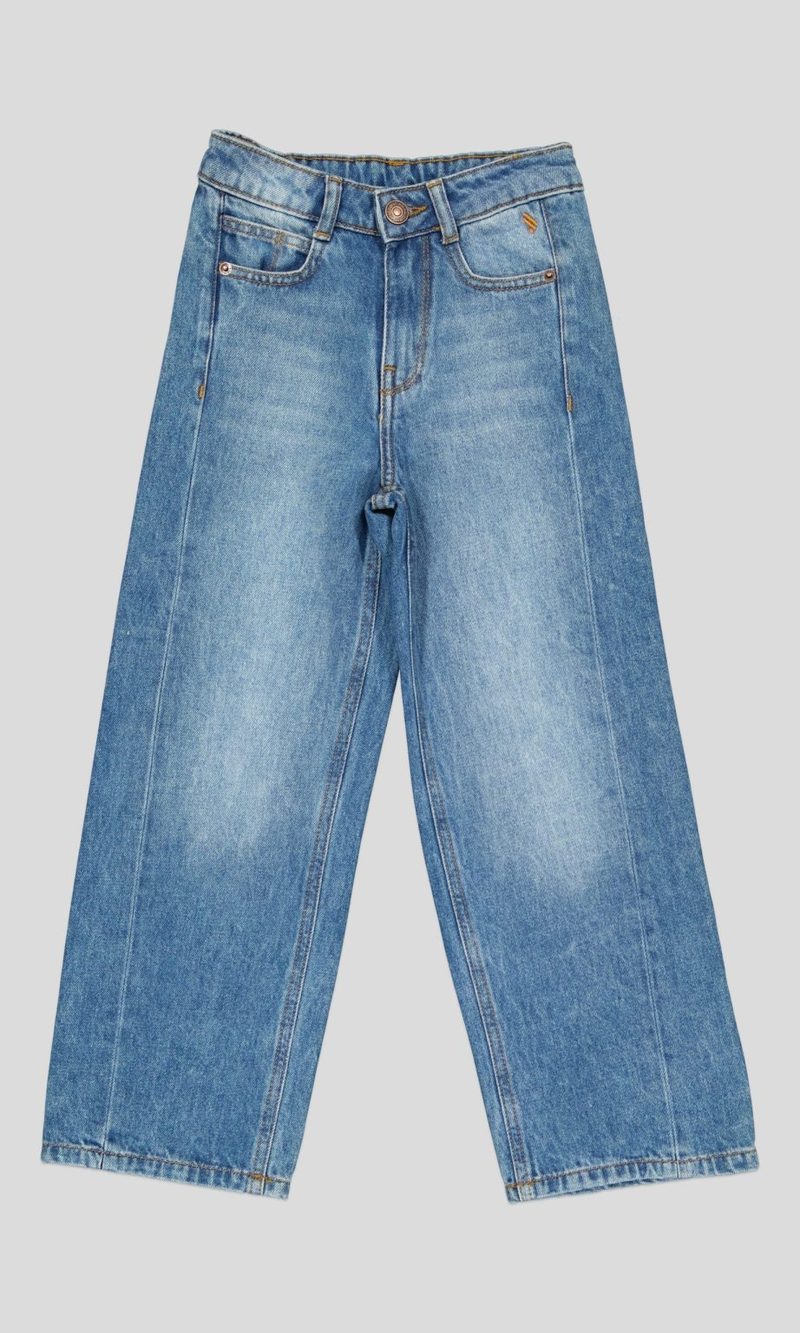 JEAN BAGGY FILLETTE BAGGY PIT 100% COTON — photo 3