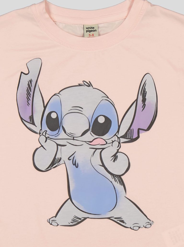 T-shirt fillette Stitch — photo 3