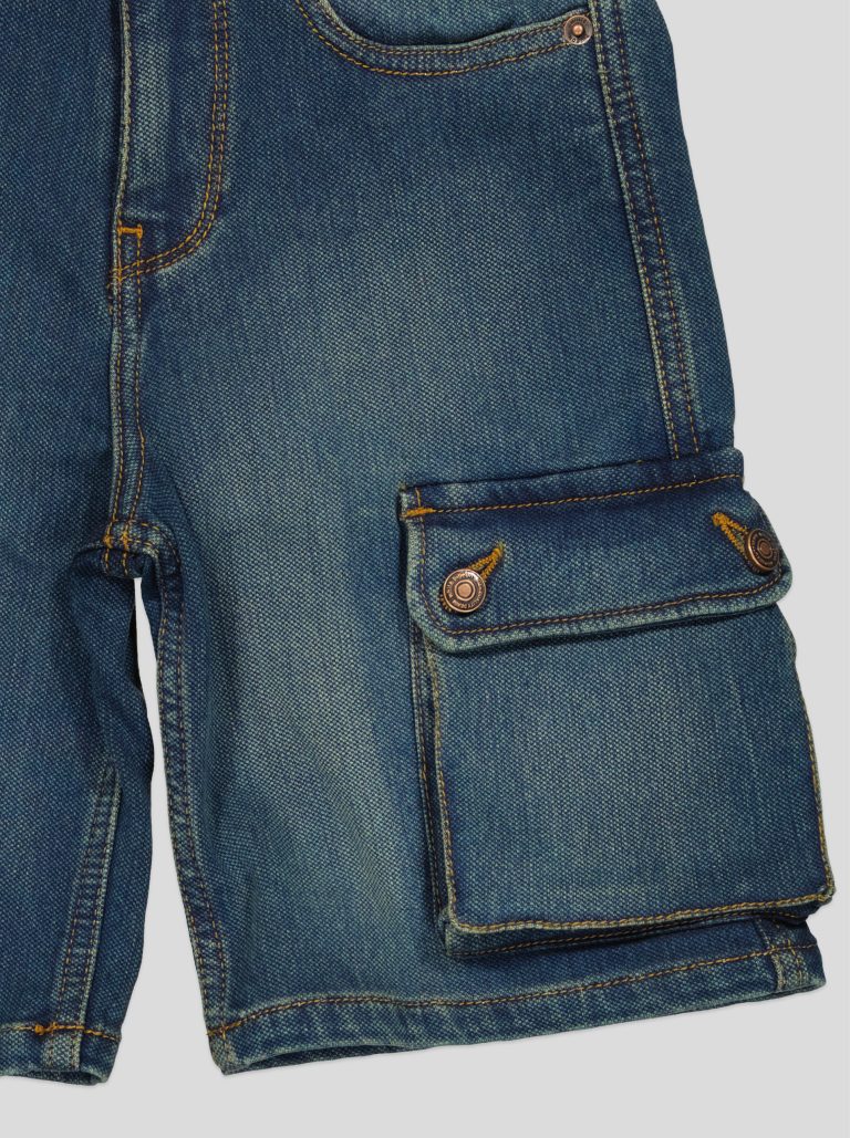Short en jean cargo — photo 3