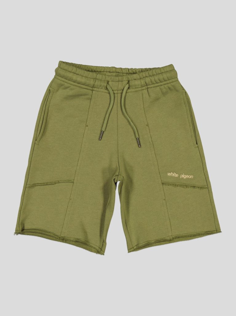 Short en molleton finitions brutes — photo 2