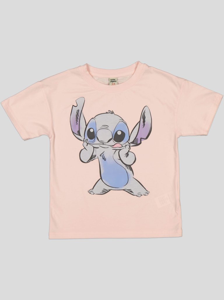 T-shirt fillette Stitch — photo 2