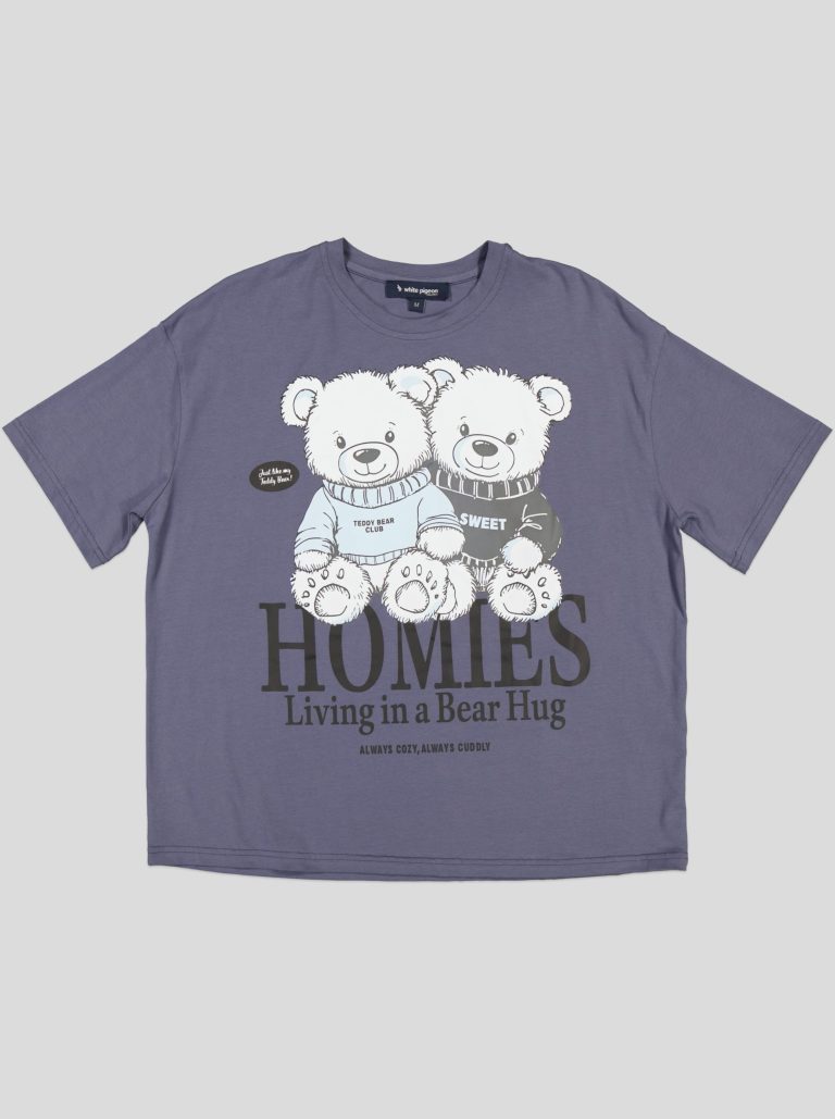 T-shirt "Homies" imprimé oursons — photo 2