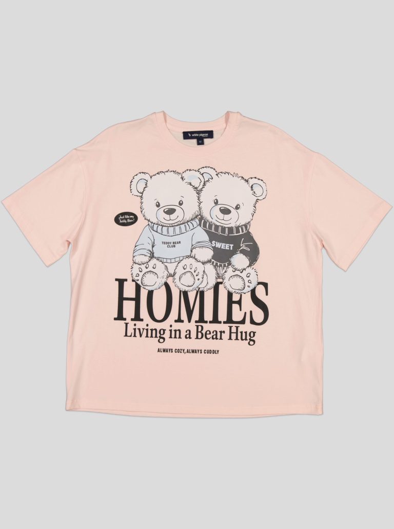 T-shirt "Homies" imprimé oursons — photo 5