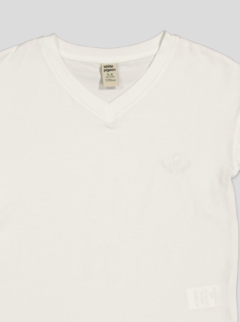 Ensemble Fillette T-shirt Col V & Short en Molleton — photo 4