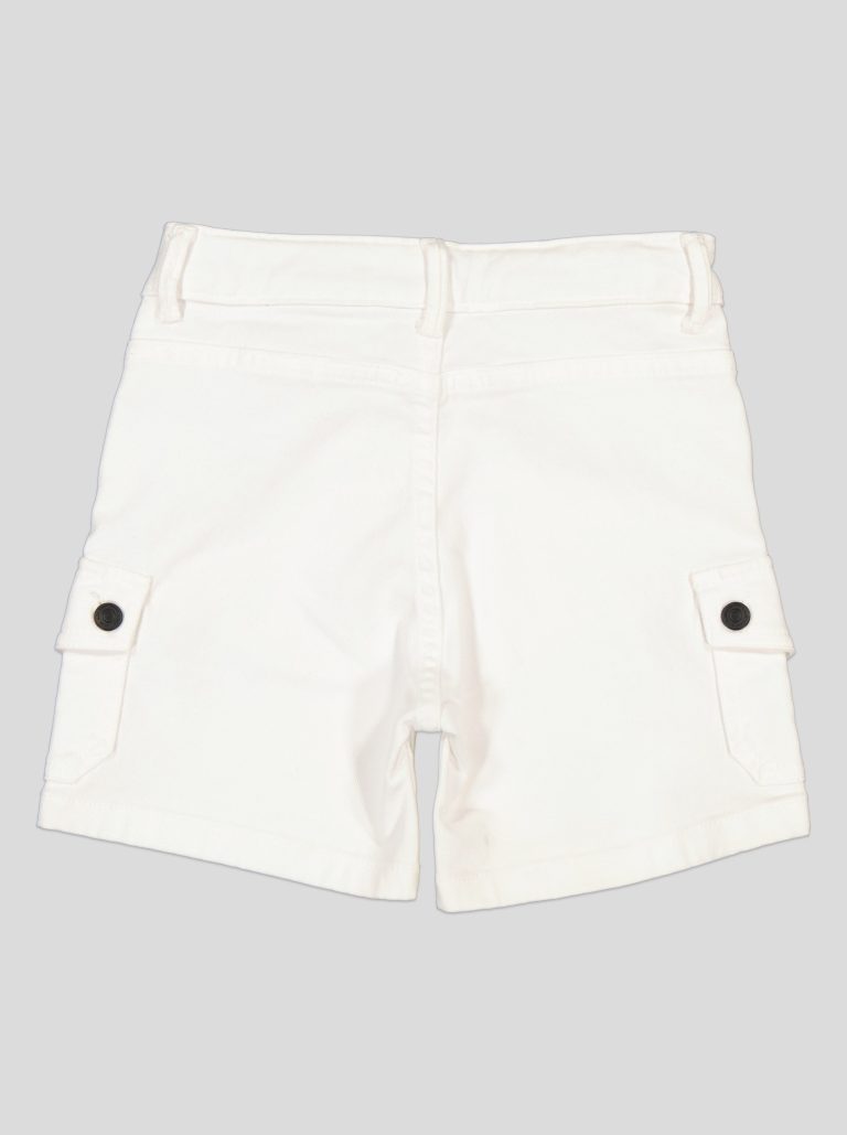Short Fillette Cargo en Twill – Poches à Rabat — photo 4