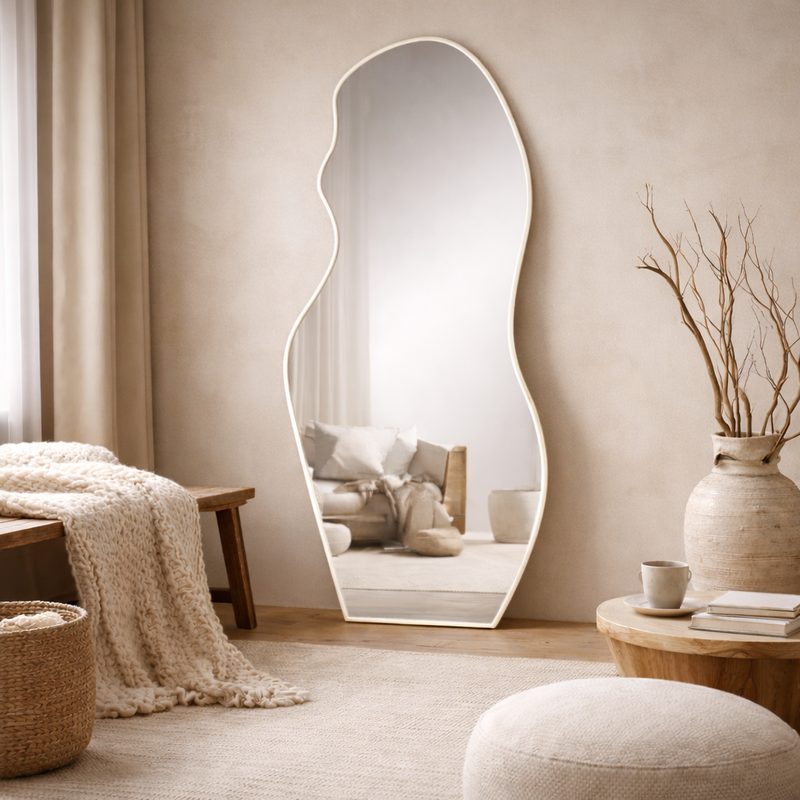 Miroir Ébène – Design Organique et Élégance Contemporaine — photo 3