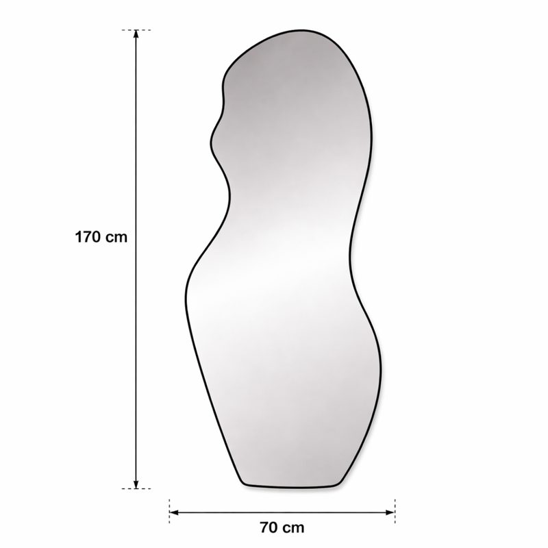 Miroir Ébène – Design Organique et Élégance Contemporaine — photo 7