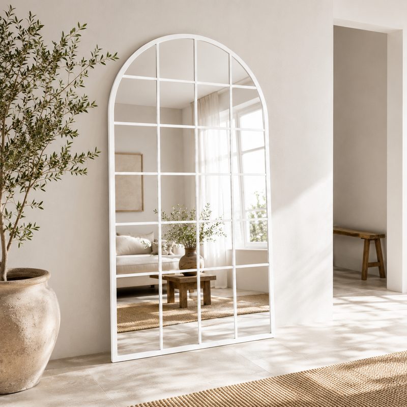 Miroir Arch XXL – Élégance Verrière et Lumière Intérieure — photo 3
