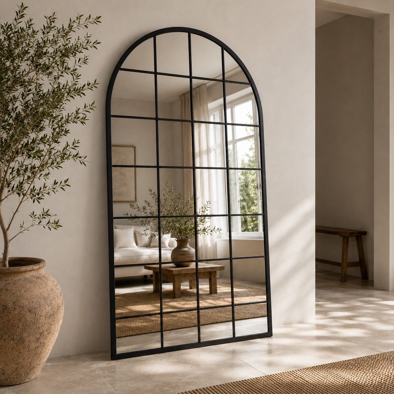 Miroir Arch XXL – Élégance Verrière et Lumière Intérieure — photo 2
