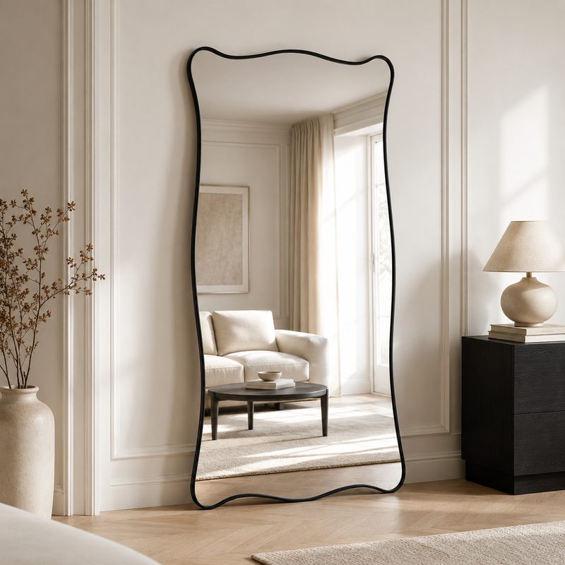 Miroir Ondulations Royal – Design Sculptural et Élégance Monumentale — photo 4