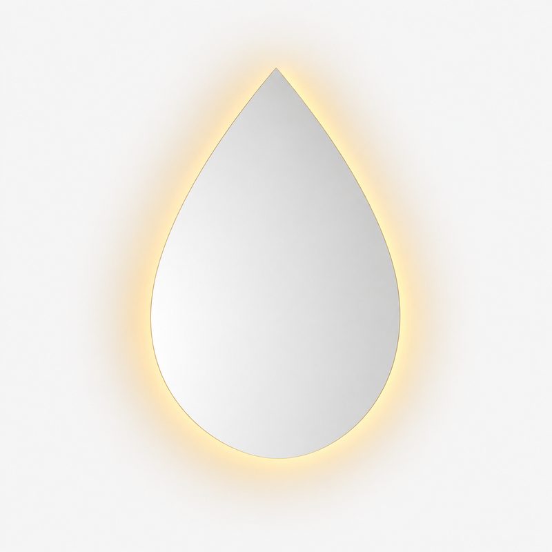 Miroir Goût d’Eau LED – Élégance Lumineuse et Design Organique — photo 5