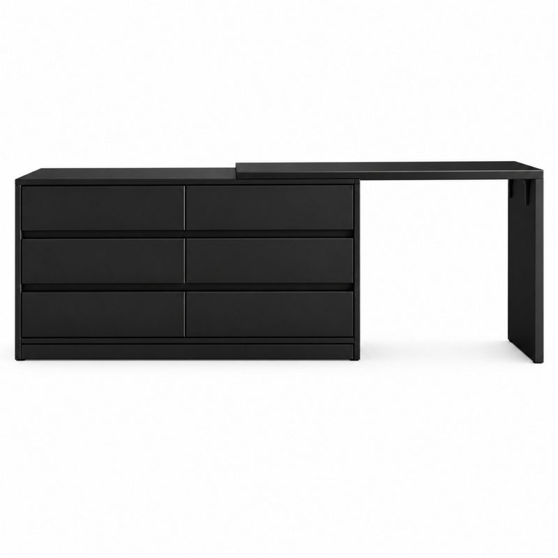 Commode Sombra – Commode 6 tiroirs avec coiffeuse intégrée — photo 6