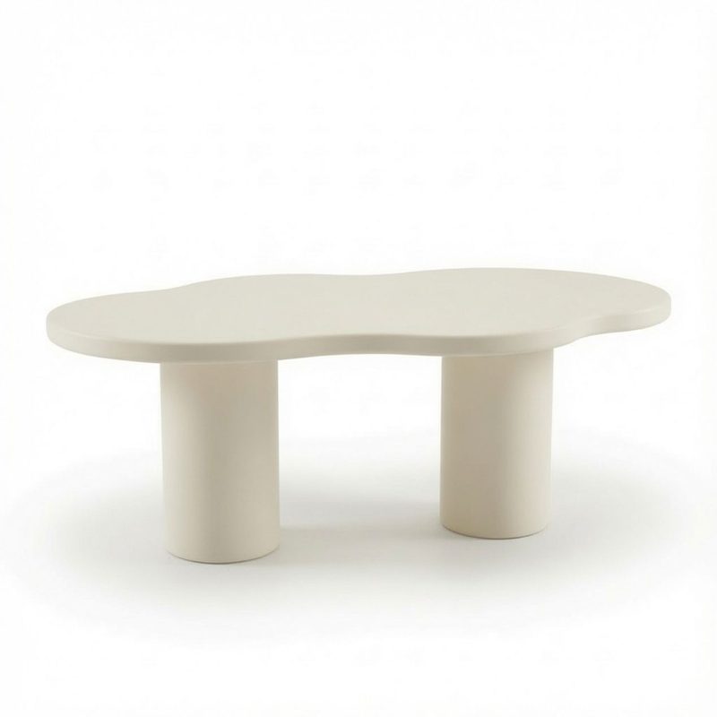 Table à Manger Pebble – Design Organique en Bois HDF Hydrofuge — photo 7