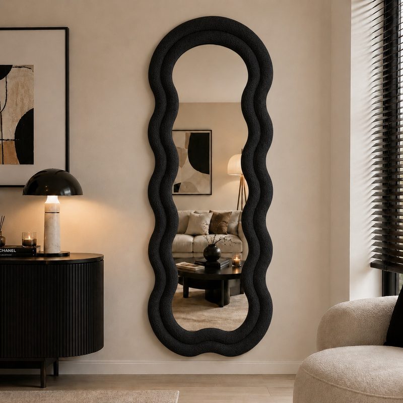 Miroir Élégance Wave – Un design organique aux courbes fluides — photo 5